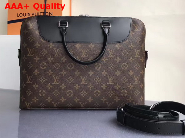 Louis Vuitton Porte Documents Jour Monogram Macassar M54019 Replica