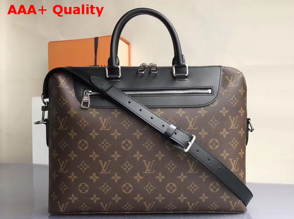 Louis Vuitton Porte Documents Jour Monogram Macassar M54019 Replica