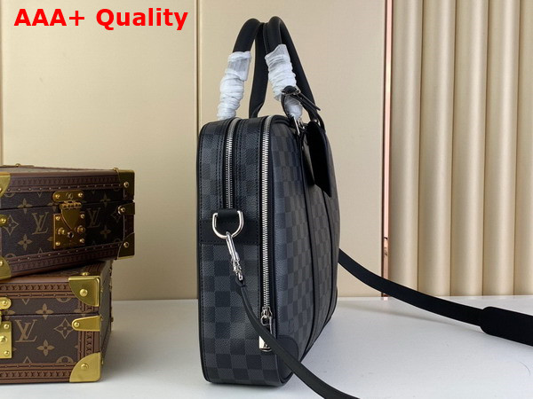 Louis Vuitton Porte Documents Voyage Damier Graphite Coated Canvas N40485 Replica