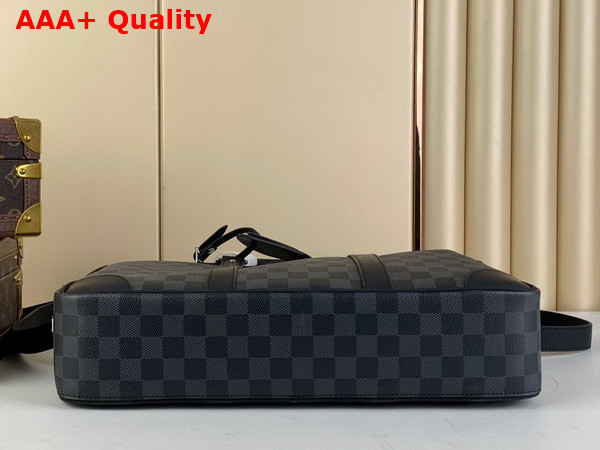 Louis Vuitton Porte Documents Voyage Damier Graphite Coated Canvas N40485 Replica