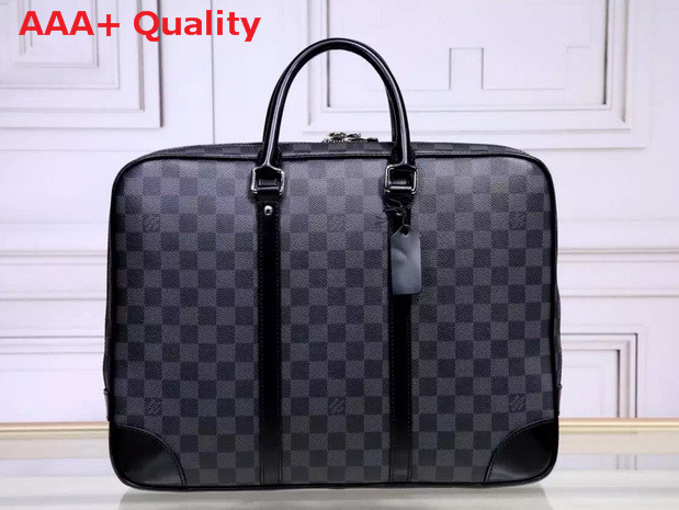 Louis Vuitton Porte Documents Voyage GM Damier Graphite Replica