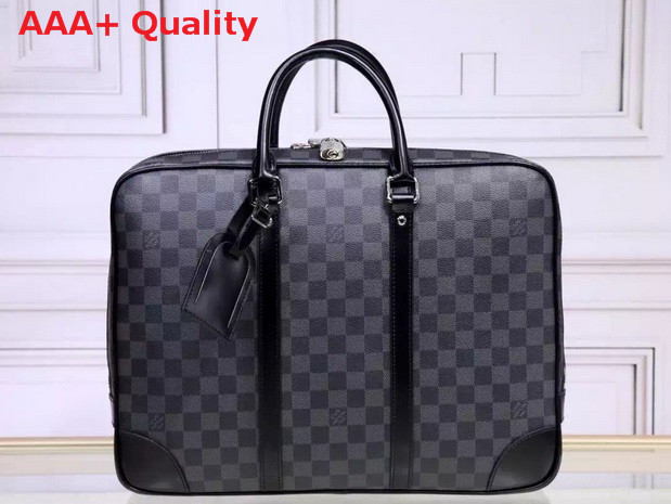 Louis Vuitton Porte Documents Voyage GM Damier Graphite Replica