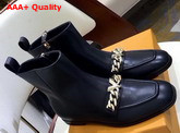 Louis Vuitton Prime Time Ankle Boot in Black Calf Leather Replica