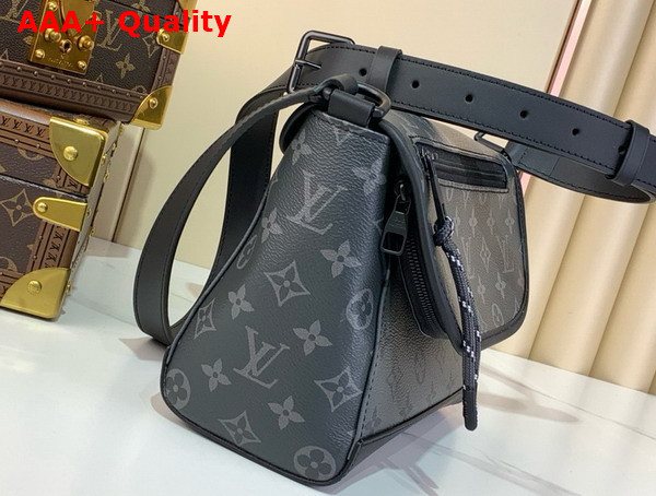 Louis Vuitton Pulse Messenger Monogram Eclipse Reverse Coated Canvas M12681 Replica