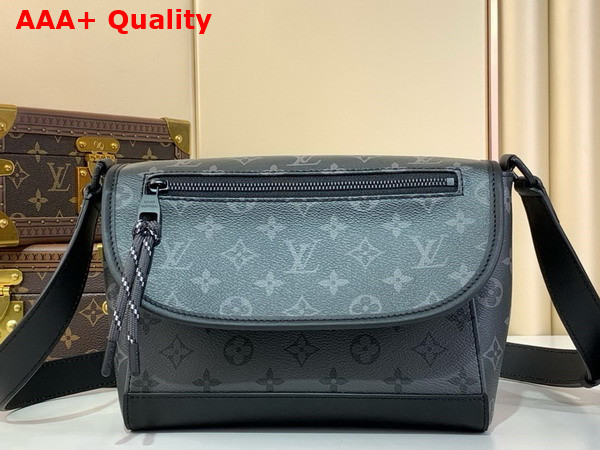 Louis Vuitton Pulse Messenger Monogram Eclipse Reverse Coated Canvas M12681 Replica