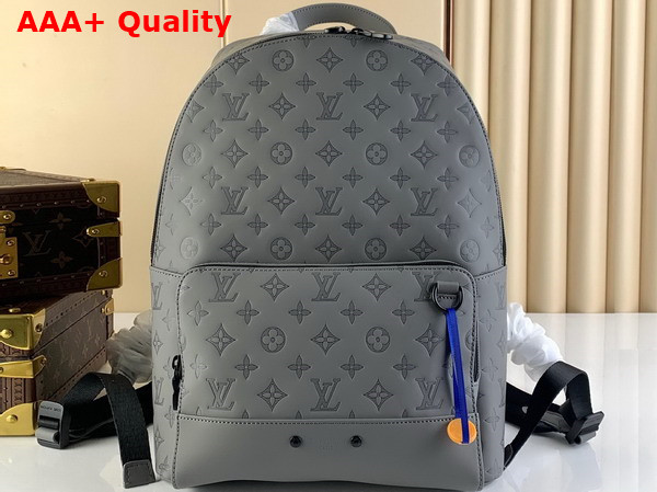 Louis Vuitton Racer Backpack Anthracite Gray Monogram Shadow Calf Leather M46105 Replica