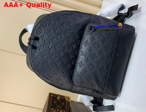 Louis Vuitton Racer Backpack in Black Monogram Shadow Calf Leather M46109 Replica