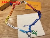 Louis Vuitton Rainbow Charms Necklace Multicolor M00275 Replica