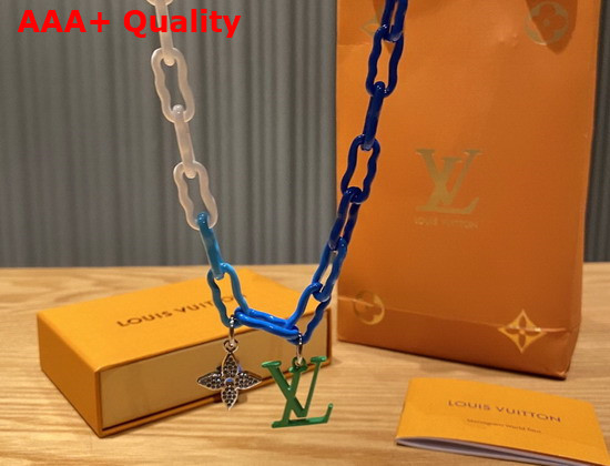 Louis Vuitton Rainbow Charms Necklace Multicolor M00275 Replica