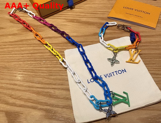 Louis Vuitton Rainbow Charms Necklace Multicolor M00275 Replica