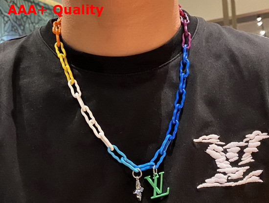 Louis Vuitton Rainbow Charms Necklace Multicolor M00275 Replica