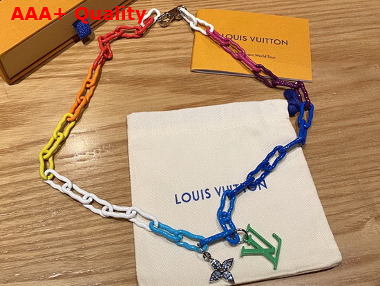 Louis Vuitton Rainbow Charms Necklace Multicolor M00275 Replica