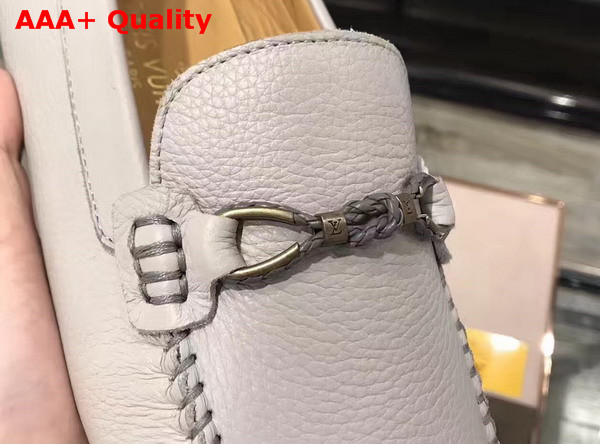 Louis Vuitton Raspail Moccasin Light Grey Calfskin Replica