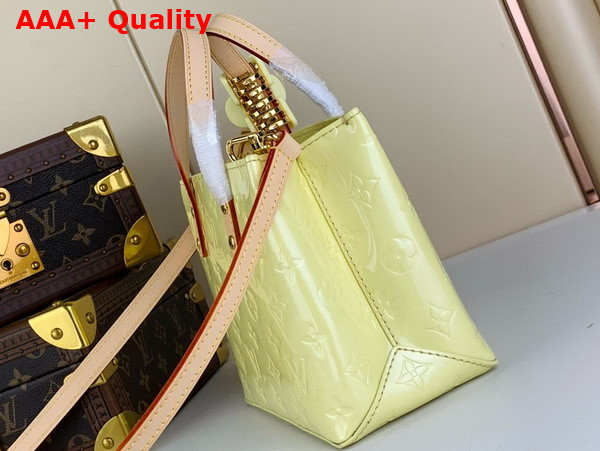 Louis Vuitton Reade PM Bag in Chic and Yellow Monogram Vernis Leather Replica