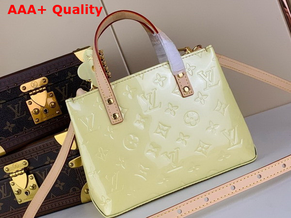 Louis Vuitton Reade PM Bag in Chic and Yellow Monogram Vernis Leather Replica