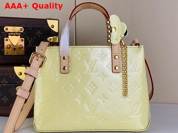 Louis Vuitton Reade PM Bag in Chic and Yellow Monogram Vernis Leather Replica