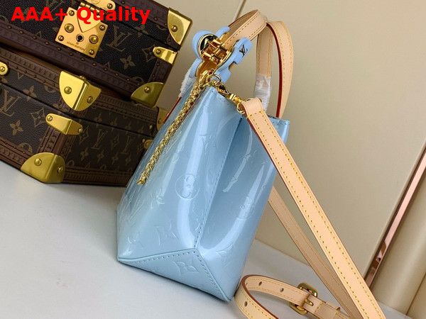 Louis Vuitton Reade PM Bag in Sky Monogram Vernis Leather M24144 Replica