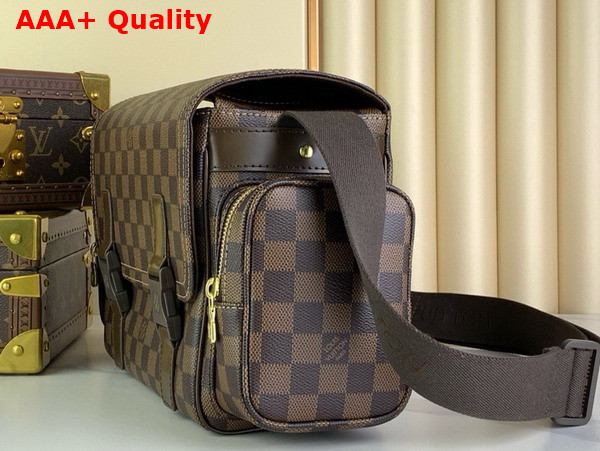 Louis Vuitton Reporter Melville Shoulder Bag Damier Ebene Canvas N51126 Replica