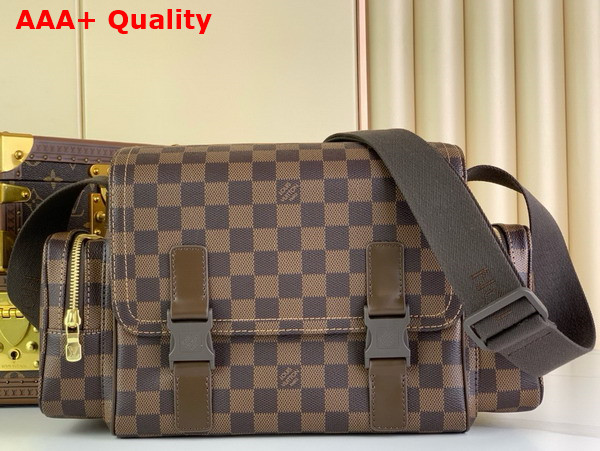 Louis Vuitton Reporter Melville Shoulder Bag Damier Ebene Canvas N51126 Replica