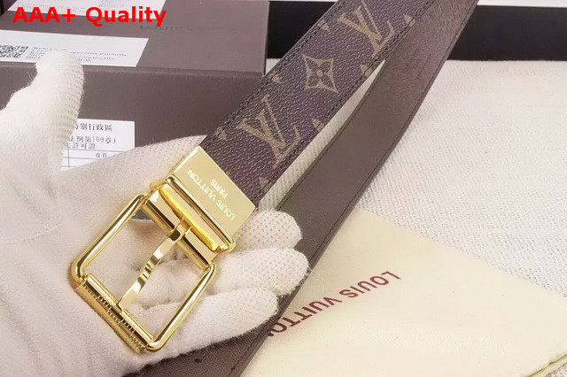 Louis Vuitton Reversible Buckle Strap Monogram Canvas 40mm Replica