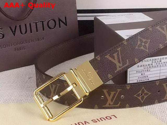 Louis Vuitton Reversible Buckle Strap Monogram Canvas 40mm Replica