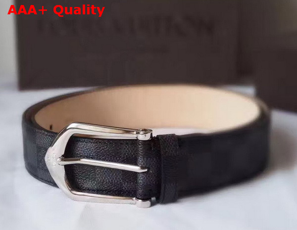 Louis Vuitton Riveted 35mm Belt Damier Graphite Replica