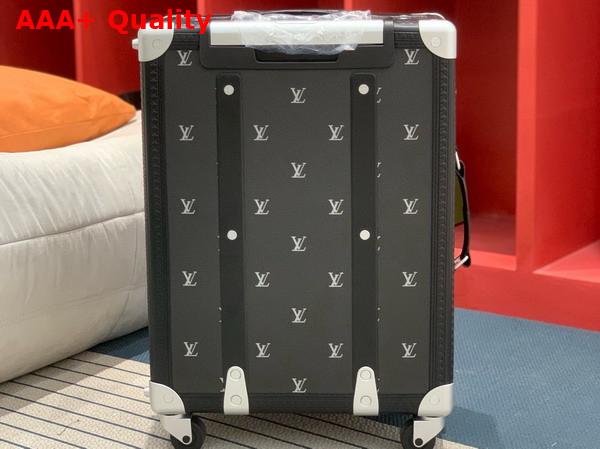 Louis Vuitton Rolling Trunk Black and Silver LV Blason Calfskin M11067 Replica