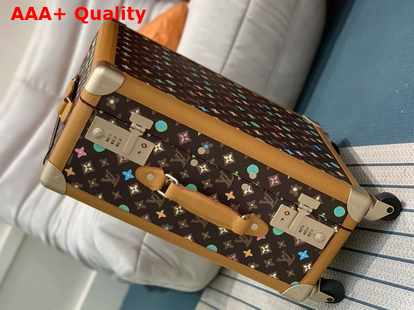 Louis Vuitton Rolling Trunk Chocolate Monogram Craggy Coated Canvas M25241 Replica