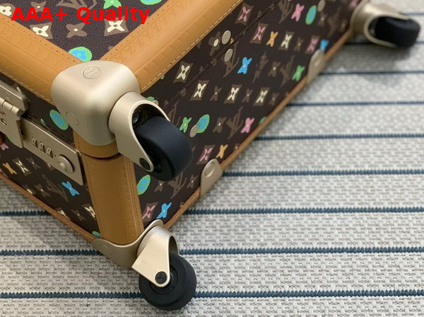 Louis Vuitton Rolling Trunk Chocolate Monogram Craggy Coated Canvas M25241 Replica