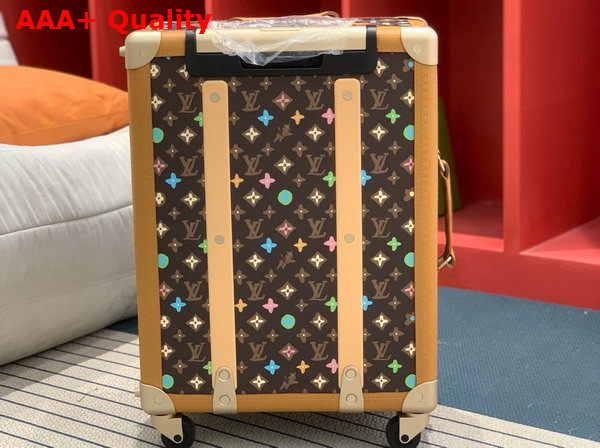 Louis Vuitton Rolling Trunk Chocolate Monogram Craggy Coated Canvas M25241 Replica