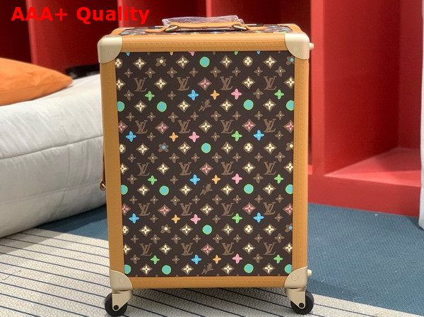 Louis Vuitton Rolling Trunk Chocolate Monogram Craggy Coated Canvas M25241 Replica