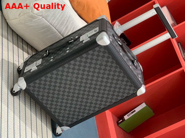 Louis Vuitton Rolling Trunk in Damier Graphite Canvas Replica