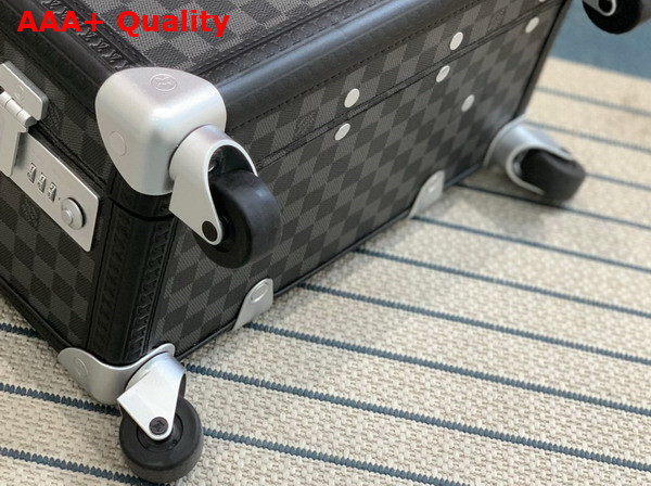 Louis Vuitton Rolling Trunk in Damier Graphite Canvas Replica