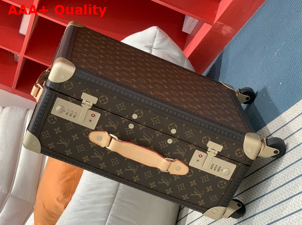 Louis Vuitton Rolling Trunk in Monogram Coated Canvas M20212 Replica