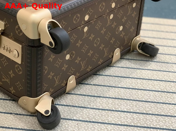 Louis Vuitton Rolling Trunk in Monogram Coated Canvas M20212 Replica