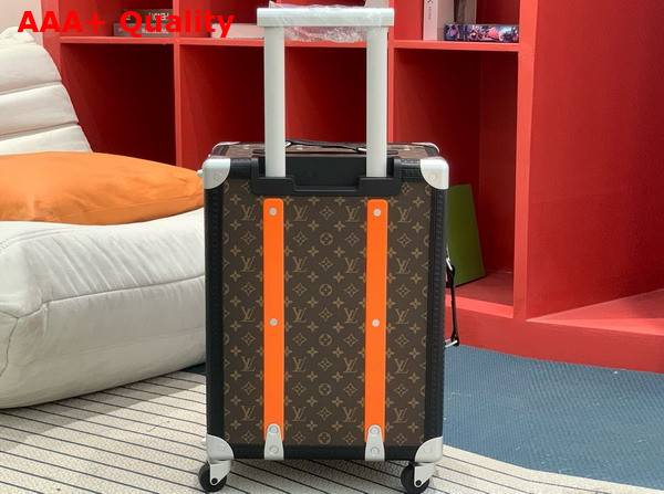 Louis Vuitton Rolling Trunk in Monogram Coated Canvas Replica