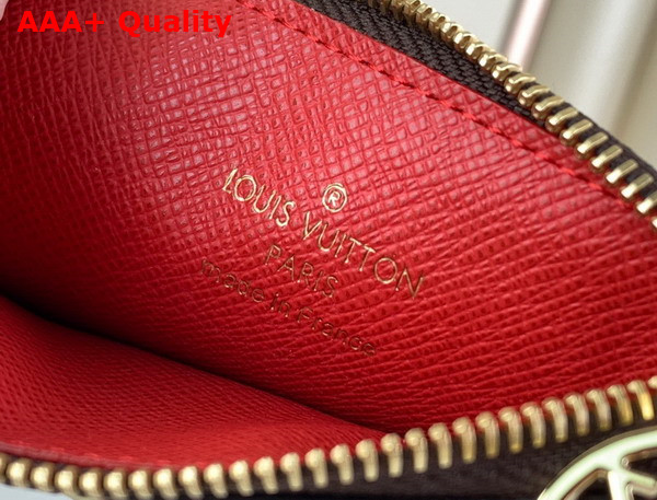 Louis Vuitton Romy Card Holder Red Monogram Canvas M81881 Replica