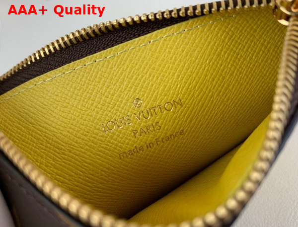 Louis Vuitton Romy Card Holder Yellow Monogram Canvas M81882 Replica