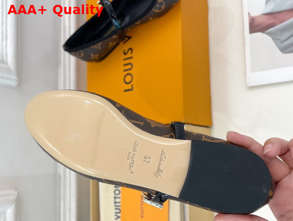 Louis Vuitton Romy Flat Ballerina in Monogram Canvas Replica