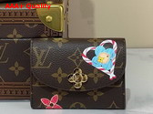 Louis Vuitton Rosalie Coin Purse Monogram Candy Red Adorable Gift for Vivienne Fans M12220 Replica