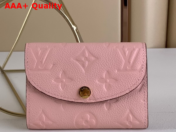 Louis Vuitton Rosalie Coin Purse Rose Poudre Monogram Empreinte Leather M81520 Replica