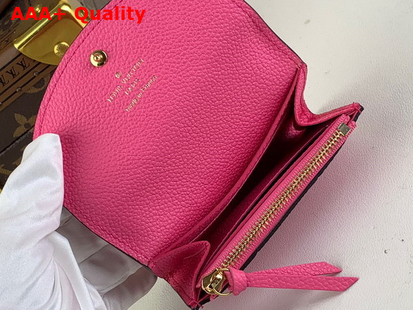 Louis Vuitton Rosalie Coin Purse in Rose Lollipop Monogram Empreinte Leather M82485 Replica