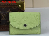 Louis Vuitton Rosalie Coin Purse in Vert Noto Monogram Empreinte Leather M82392 Replica