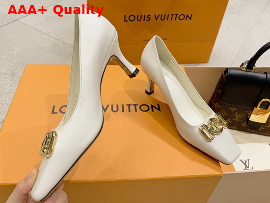 Louis Vuitton Rotary Pump Ecru 1A956S Replica