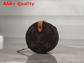 Louis Vuitton Round Case in Monogram Canvas with Leather Trim M68524 Replica