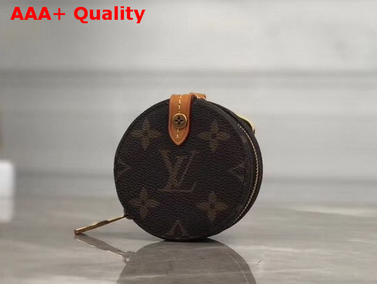 Louis Vuitton Round Case in Monogram Canvas with Leather Trim M68524 Replica