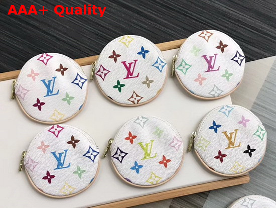 Louis Vuitton Round Coin Purse Multicolor Monogram Canvas Replica