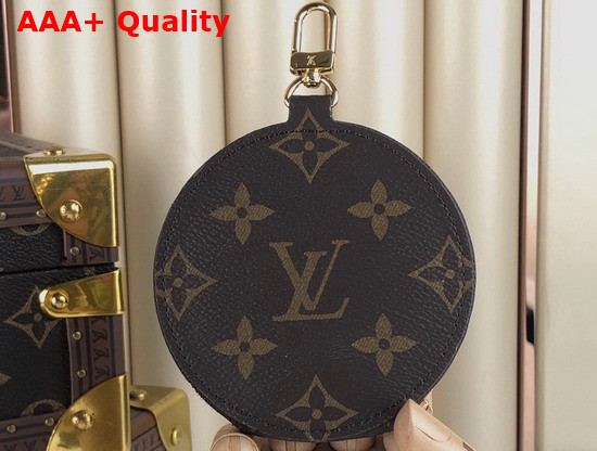 Louis Vuitton Round Coin Purse in Monogram Canvas Features a Colorful Print of Vivienne M80864 Replica