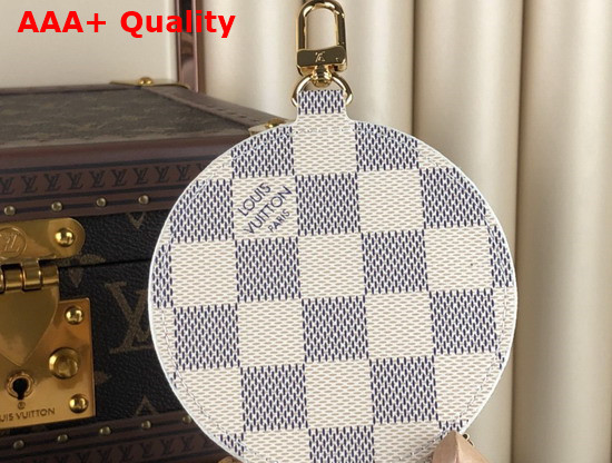 Louis Vuitton Round Coin purse Damier Azur Canvas N60493 Replica