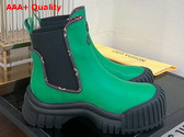 Louis Vuitton Ruby Flat Ankle Boot Vert 1AB0GM Replica